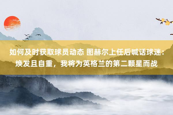 如何及时获取球员动态 图赫尔上任后喊话球迷：焕发且自重，我将为英格兰的第二颗星而战