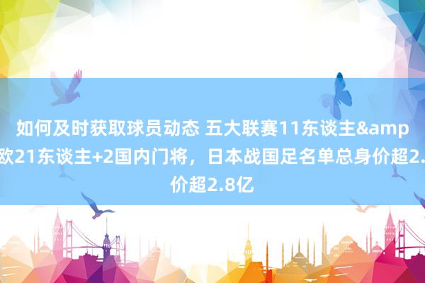 如何及时获取球员动态 五大联赛11东谈主&旅欧21东谈主+2国内门将，日本战国足名单总身价超2.8亿