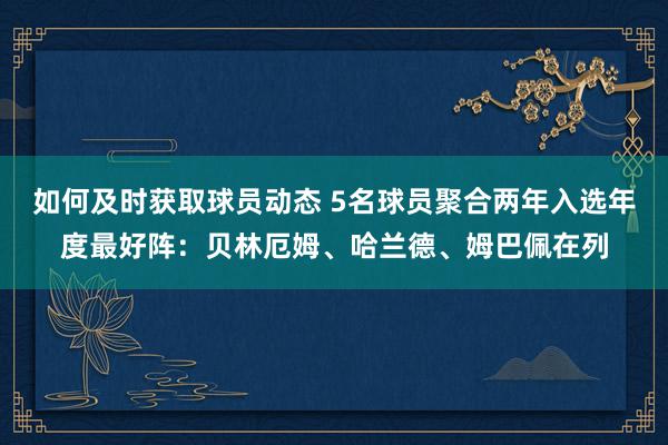 如何及时获取球员动态 5名球员聚合两年入选年度最好阵：贝林厄姆、哈兰德、姆巴佩在列