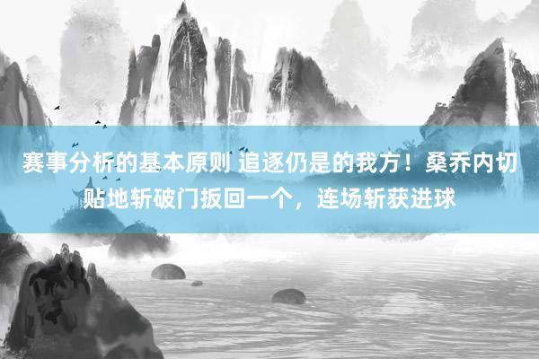 赛事分析的基本原则 追逐仍是的我方！桑乔内切贴地斩破门扳回一个，连场斩获进球